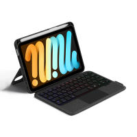 Teclado Retroiluminado HUWEI Magic Para iPad Mini 7 Funda Para iPad Mini 2024 A17 pro 8.3 Pulgadas Soporte Cubierta Inteligente Con Trackpad - details 9