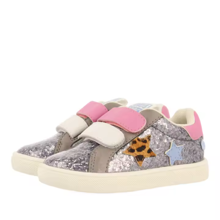 Zapatilla Plomo con Estrellas para Bebé Kasnas - Gioseppo - 1