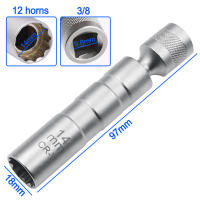 Herramienta De Reparación Universal Para Coches Larga Y Delgada De 14/16mm Destornillador Magnético Para Quitar Encendido Del Motor Con 12 Ángulos - details 3