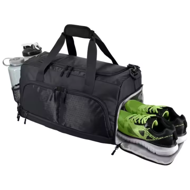 CA Bolsa de gimnasio de múltiples rejillas, bolsa de zapatos independiente, capa de aislamiento, separación seca y húmeda, bolsa de viaje, bolsa de yoga, bolsa de natación impermeable, - 1