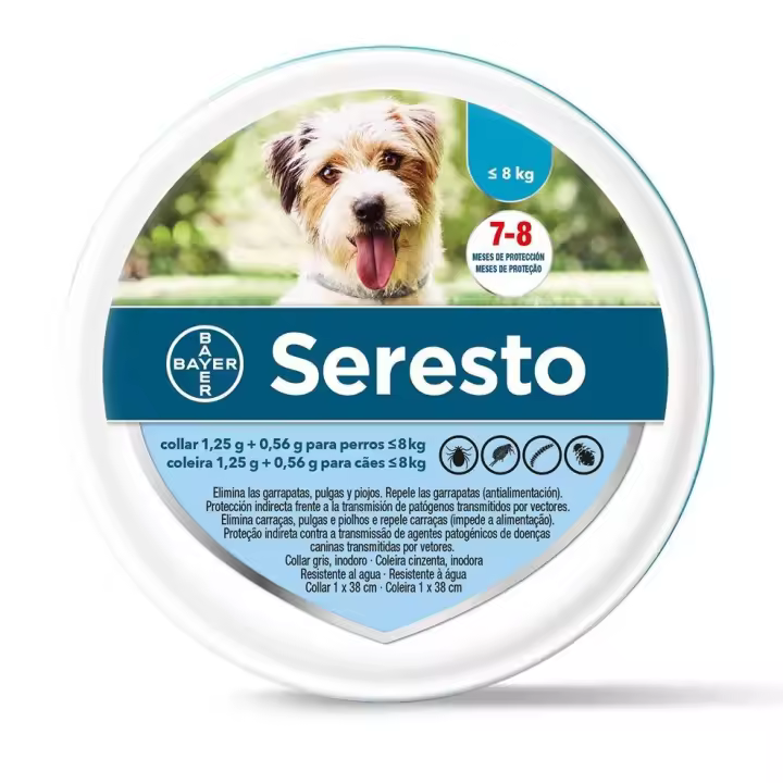SERESTO perro (-8kg) (1,25g + 0,56g) (1u) - 1