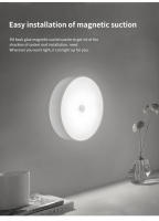 Lámpara LED Recargable Con Sensor De Movimiento Y Control Remoto Timer Luz Nocturna Dimmable Para Pasillos Escaleras Armario - details 2