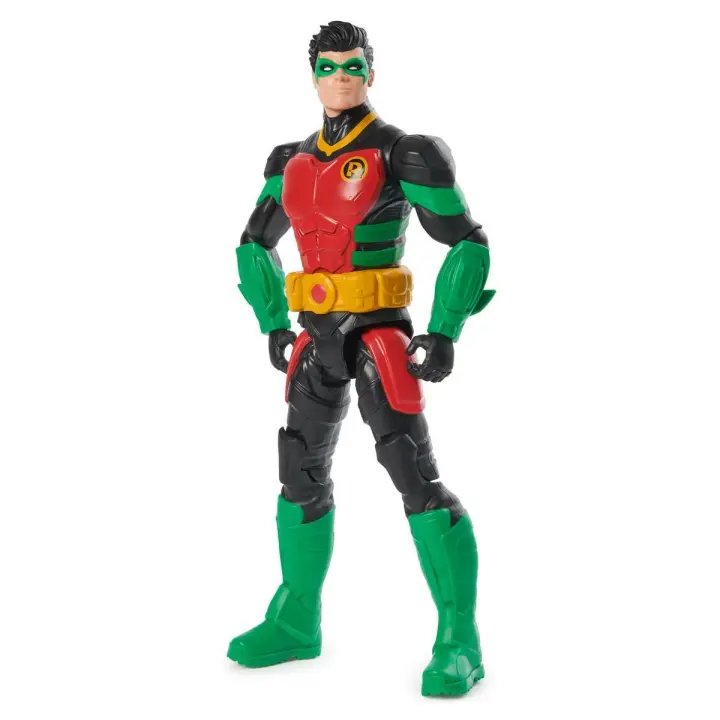 SPIN MASTER - BATMAN - DC COMICS - ROBIN FIGURA ARTICULADA 30 CM - Figuras Batman - Muñeco Robin - 6067623 - Juguete Niños 3 Años + - Superheroes Juguetes - Regalo Niño 3 Años + - 1