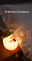Lámpara De Noche LED Recargable En Forma De Pato De Silicona Para Niños Decoración De Habitación Luz Atmosférica Regalo De Cumpleaños - details 11