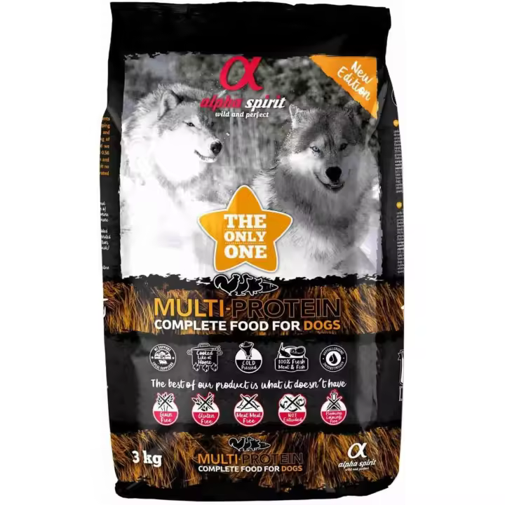 Alpha Spirit Pienso The Only One Multiprotein Para Perros 3 Kg - 1