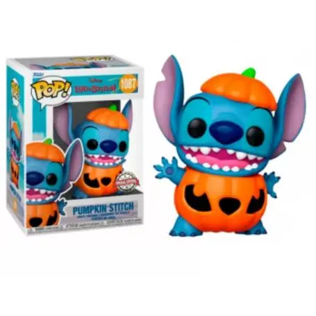 Funko Pop! Disney: Stitch Costume - Stitch Pumpkin - Lilo and Stitch - Figura de Vinilo Coleccionable - Idea de Regalo- Mercancia Oficial - Juguetes para Niños y Adultos - Movies Fans - MR POPYE - 1