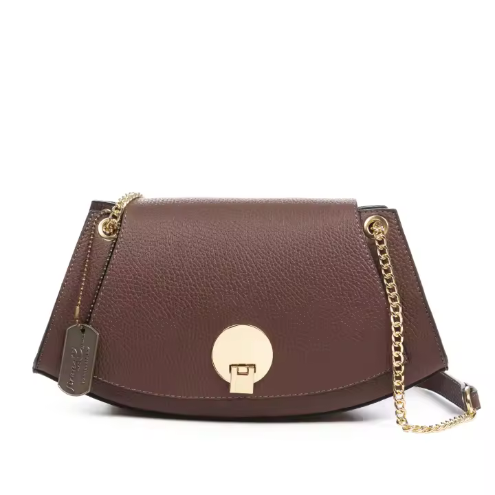 FIRENZE ARTEGIANI Arnesano bolso bandolera mujer. Piel Dollaro auténtica. Fabricado en Italia 29x12x16 Cm. - 1