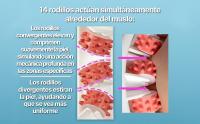 TESMED CELLULITE - Masajeador Manual Anticelulítico Made in Italy with Triple Acción Patentada, adecuado para zonas con celulitis persistente en muslos y glúeos (Rosa) - details 3