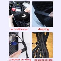 Cinta Eléctrica De Velours Negra 15m 30mm 25mm 19mm 15mm 9mm Retardante De Llama Adhesivo De Tela Para Cableado Y Harness - details 3