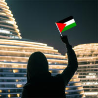 Pequeña Bandera De Palestina Portátil 5/10/20 Piezas Con Palo De Plástico Resistente Al Desvanecimiento Para Eventos Polyester - details 1