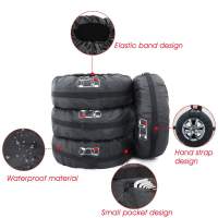 Cubiertas De Rueda Para Coche 4Pcs Bolsas De Almacenamiento De Neumáticos Protección Anti-Polvo Accesorios De Vehículo - details 4