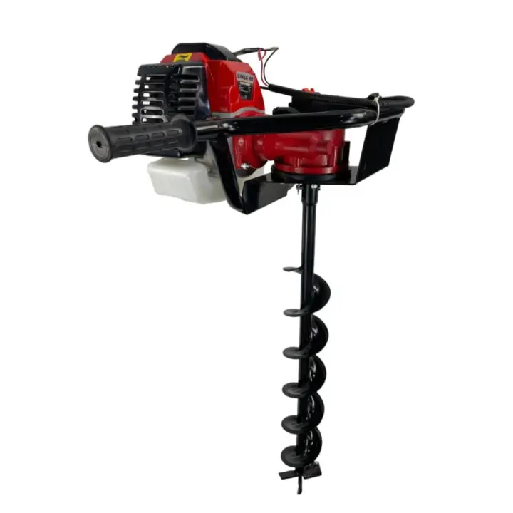 Linea Hd Ahoyadora a Gasolina, 52cc, 3cv, Broca de 100 Mm, Manillar de Agarre Doble y Kit de Herramientas - 1