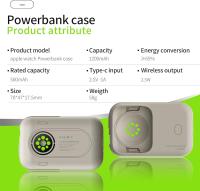 Cargador inalámbrico magnético para Apple Watch, diseño portátil, 1200 mAh, cargador de reloj inteligente para Apple Watch 9/8/7/6/5/4/UYTRA/UfYTRA 2 (44 mm/45 mm/46 mm) - details 4