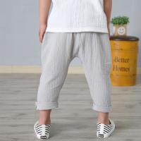Pantalones De Lino Para Niños Verano 1-6 Años Pantalones De Algodón Y Lino Para Niñas Estilo Harém Pantalones Sólidos Para Niños - details 5