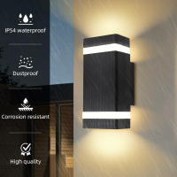 Lámpara De Pared Exterior LED Impermeable IP65 Con 2PCS Bombillas E27 Luz Decorativa Para Jardín 110V 220V Moderna Estilo - details 17