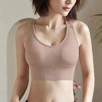 Sujetador Deportivo Sexy Para Mujer Racerback Yoga Fitness Gimnasio Antigolpes Sin Costuras Secado Rápido Top Deportivo Transpirable Y Cómodo - details 8