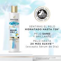 Pantene Pro-V Miracles Hidratación y Brillo Champú con Biotina 250ml para Pelo Seco y Dañado, con Ácido Hialurónico que Aporta Hidratación. Hidratante con Vitamina B5. 4 Unidades de 250ml - details 0