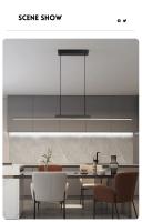 Lámpara Colgante Moderna Y Sencilla Para Comedor Cocina Y Sala De Estar Iluminación LED Ajustable Incluye Bombillas Decoración De Hogar - details 3