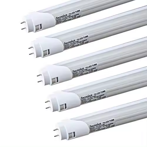 Tubo LED T8 de 120 cm 18W de aluminio y plástico 6400K [5 piezas] - 1