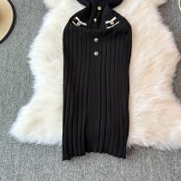 Vestido Largo Elegante Tejido Para Mujer Verano V Cuello Suelto Botones Bodycon Midi Fiestas Oficina Vestidos De Mujer - details 25