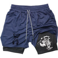 Shorts De Desempeño Para Hombre Con Estampado De Anime Demon Slayer Shorts De Verano Para Gimnasio Ejercicio Correr Y Salir - details 6