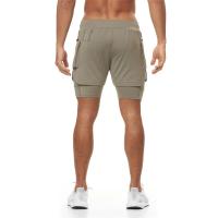 Shorts Deportivos Para Hombre 2 En 1 Running Bottoms De Playa Fitness Entrenamiento Verano Shorts De Correr - details 16