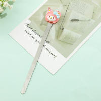 Marcadores De Libro Sanrio Kuromi Anime Lindo Colección De Fans Regalo Para Amantes De Los Libros Marcador De Lectura Estación De Trabajo Material Metálico - details 3