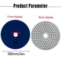 Pulidora De Diamante Para Agua 4 Pulgadas Con Disco De Arena De 50-1000 Grit Para Pulir Y Refinir Mármol Y Granito - details 4