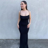 Vestido Bodycon De Fiesta Para Mujer Maxi Con Tirantes Elegante Y Delgado Sin Mangas Para Bodas Y Noches Elegantes Verano Multi-Colores - details 23
