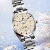 Reloj Mecánico BENYAR 2024 5Bar Impermeable Acero Inoxidable 316L Simple Para Hombres Diameter De La Correa 22mm Movimiento Automático Y Manual - details 7