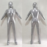 Mannequín Inflable De Mujer Completo Torso Modelo De Vestido Silver Material PVC Tamaño H165cm Estilo Stander - details 0