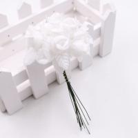 12pcs Bouquet De Flores Artificiales Rosa De Seda De 2cm Para Decoración De Boda DIY Scrapbook Wreath Caja De Regalo Y Artesanía - details 10