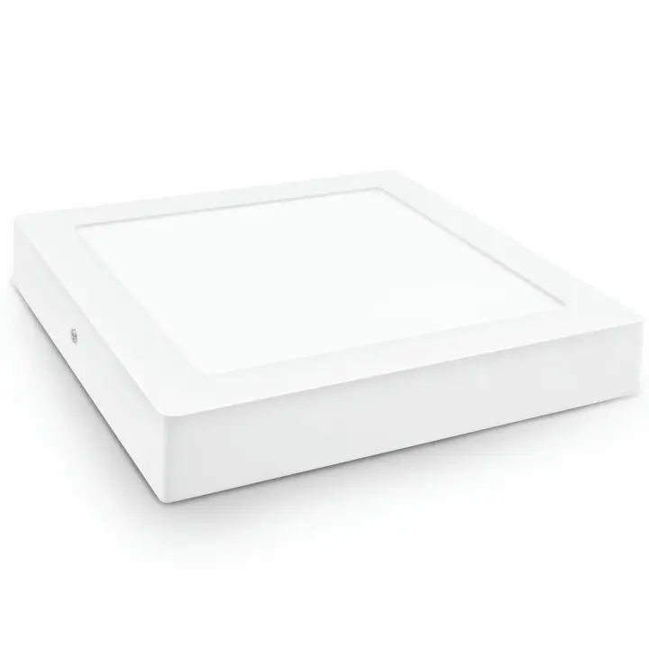 DOWNLIGHT LED SUPERFÍCIE QUADRADO BRANCO MATEL 12W FRIA - 1