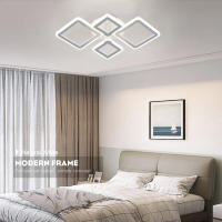 Lámpara De Techo LED Moderna Ajustable En Colores Para Dormitorio Y Comedor Instalación En Superficie Control Remoto Incluido - details 0
