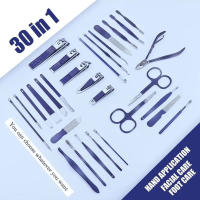 Nuevo Kit De Manicura Y Pedicura 30 PCs Cortauñas De Acero Inoxidable Conjunto De Herramientas Para Corte De Uñas Y Tobillos - details 7