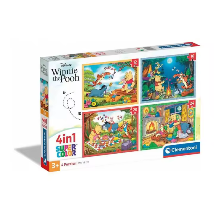 WINNIE THE POOH PUZZLES 4 PROGRESIVOS DE CLEMENTONI - 1