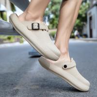 Zapatillas De Hombre EVA Ligera Y Transpirable Zapatillas De Playa Impermeables Y Antigolpes Para Exterior Clogs Pareja Sandalias Casuales Para Jardín - details 8
