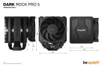Be Quiet! DARK ROCK PRO 5 Refrigeración por aire para CPU de alto rendimiento, TDP de 270W, Compatible con AMD/Intel - details 0