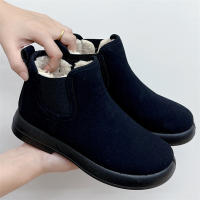 Botas Cortas Para Mujer Invierno Comodidad Transpirables De Cuero Sintético Antideslizantes Botines De Madre Calientes Y Seguras - details 8