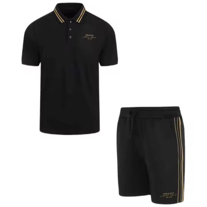 Conjunto Cruyff  para hombre en color negro - 1