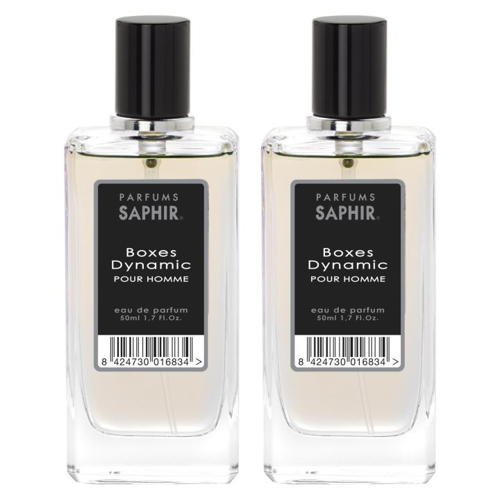 Saphir Boxes Dynamic Eau de Parfum Hombre 50 ml - Pack 2 Unidades - Perfume Fragancia, Ideal Regalo — oferta en Miravia