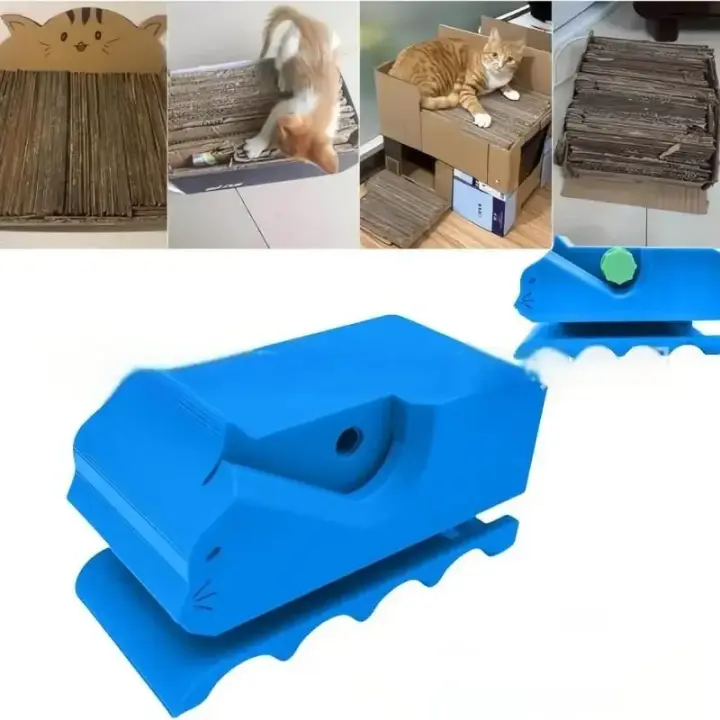 Cortador De Cartón Para Juguetes De Gatos 3D Impresión Dibujo Animado Herramienta Manual Para Rascadores De Gatos - 1