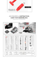 Camión Descargador RC Tracked 2.4G 10CH Con Cuerpo De Acero Inoxidable Vehículo De Construcción DIY Para Juego Educativo Para Niños - details 11