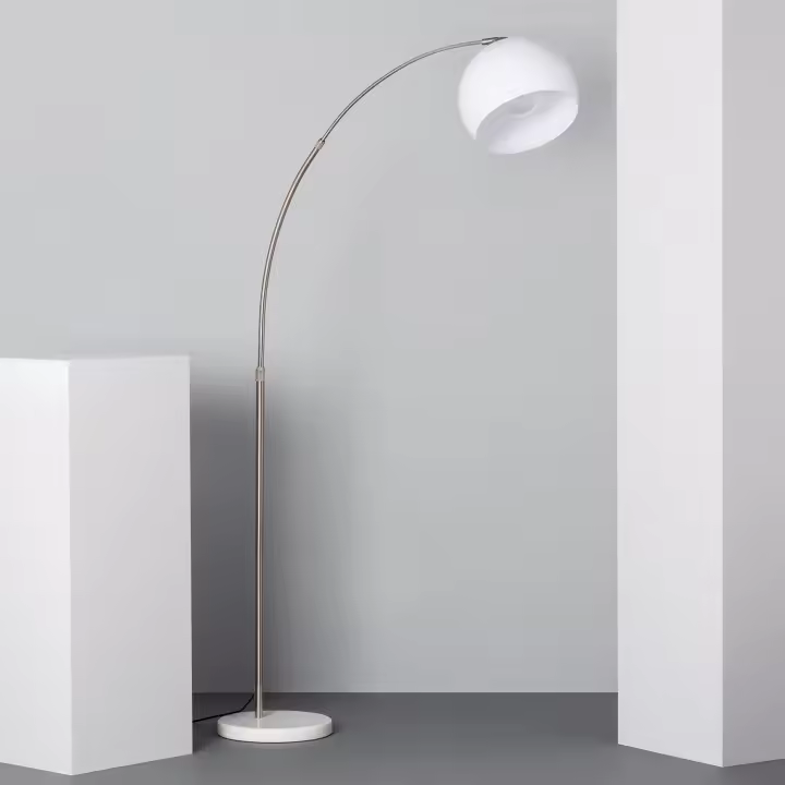 Ledkia Lámpara de Pie Gebogen - Diseño Elegante y Regulable en Altura para Interiores - 1