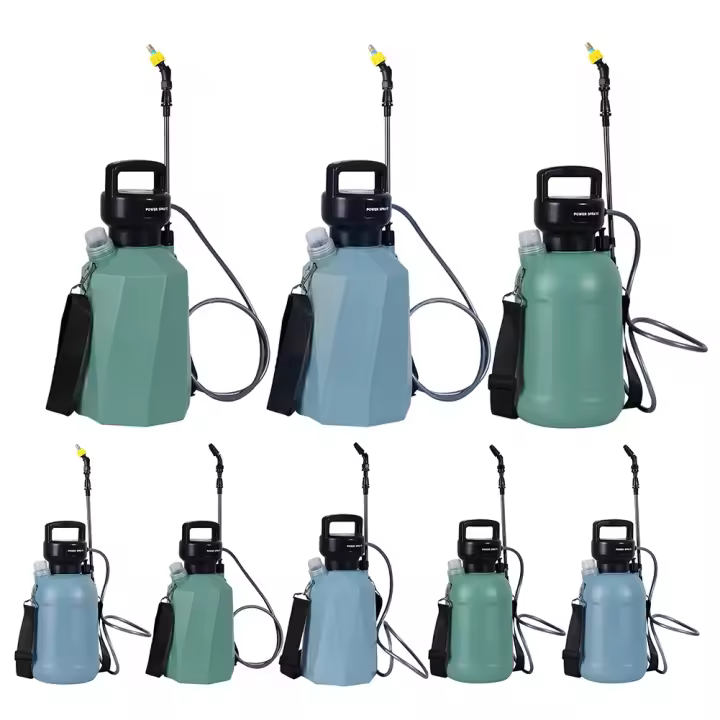 5L Rojito Eléctrico Recargable Automatización De Riego Jardinera Bomba De Agua Portátil Para Riego De Plantas Tipo Mochila - 1