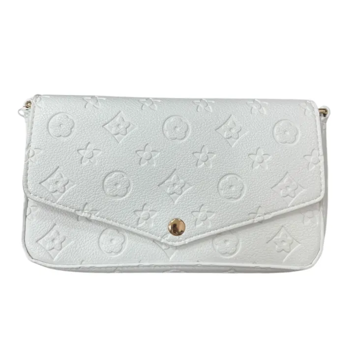 Bolso Con Cartera Y Billetera Blanco - 1