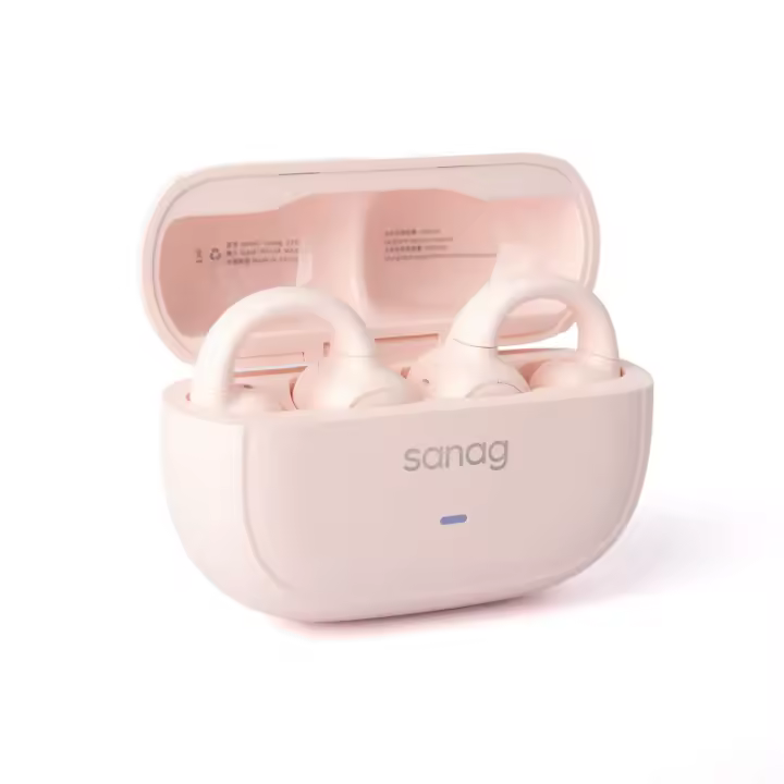 Auriculares Deportivos e Inalámbricos Bluetooth | Cascos & Accesorios para Móviles， TWS dispositivo de audio con sonido estéreo 360°, 7 horas de reproducción,resistencia al agua IPX4. Regalos de San Valentín para mujer,novia,ideas perfectas,color rosa - 1
