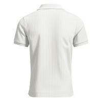 Polo de manga corta con solapa elástica de seda helada de secado rápido para hombre de verano americano - details 3