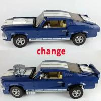 Nuevos Bloques De Construcción De Carreras Deportivas Ford Mustang 2024 1471 Piezas Juguetes Compatible Con 10265 Regalo De Cumpleaños Para Niños - details 2