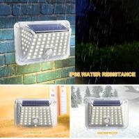 Lámpara De Pared Solar LED Super Brillante Con 90 LEDs 3 Modos Luz De Seguridad Exterior Para Jardín Patio Instalación Fácil Sin Bombillas Incluidas - details 5